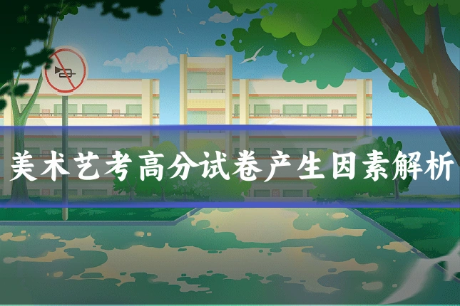 美术艺考高分试卷产生因素解析