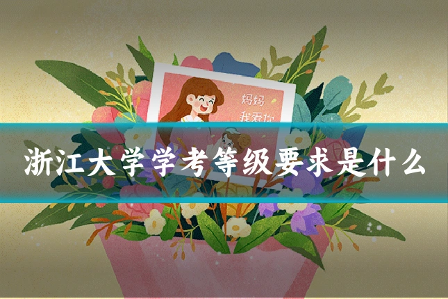 浙江大学学考等级要求是什么