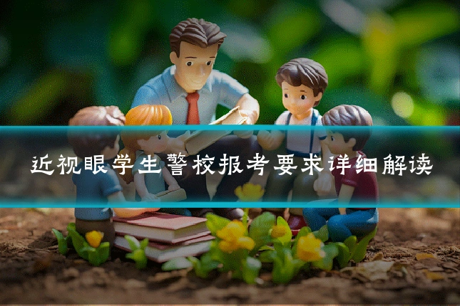 近视眼学生警校报考要求详细解读