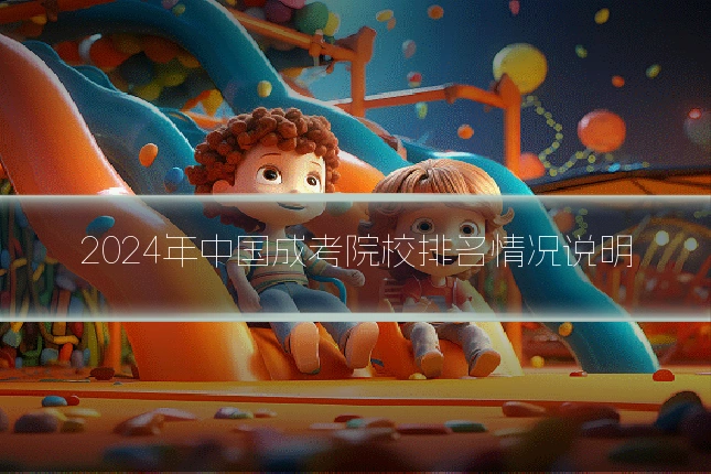 2024年中国成考院校排名情况说明