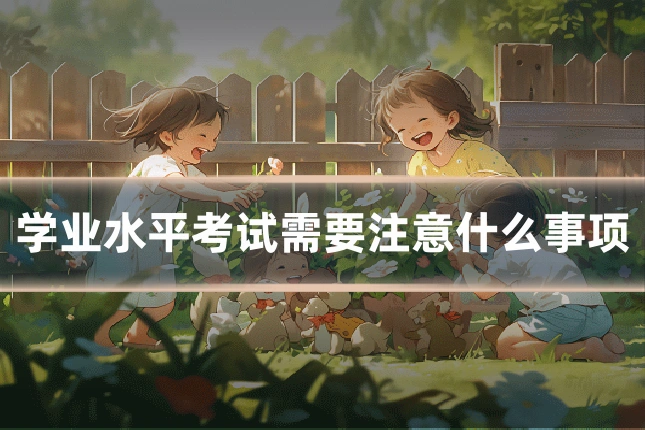 学业水平考试需要注意什么事项