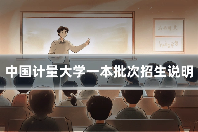 中国计量大学一本批次招生说明