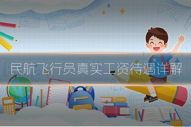 民航飞行员真实工资待遇详解
