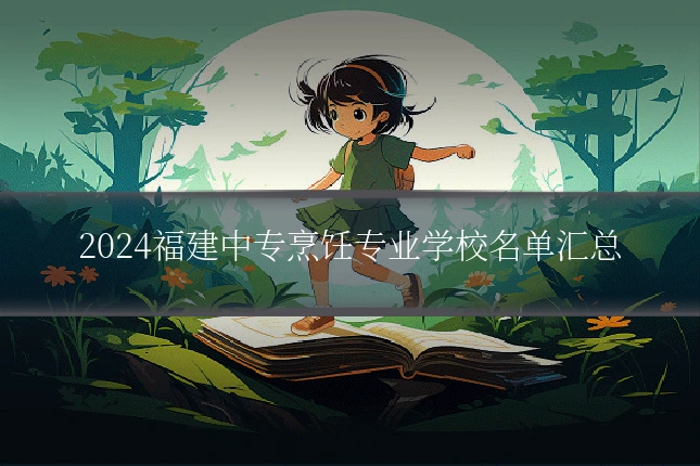 2024福建中专烹饪专业学校名单汇总