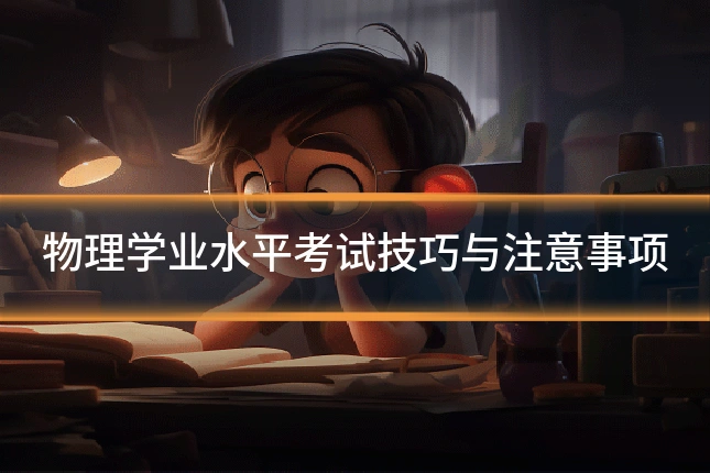 物理学业水平考试技巧与注意事项