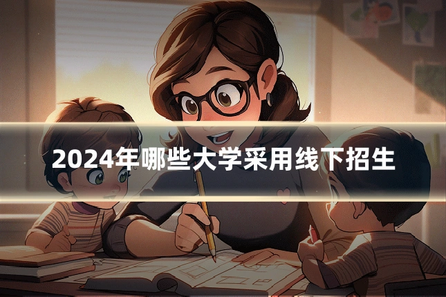 2024年哪些大学采用线下招生