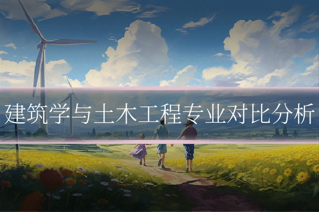 建筑学与土木工程专业对比分析