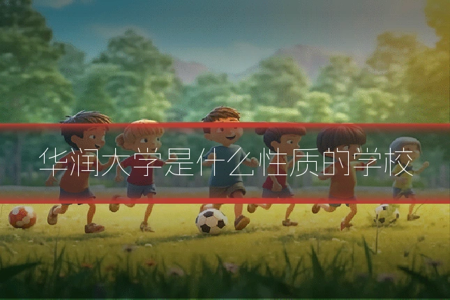 华润大学是什么性质的学校