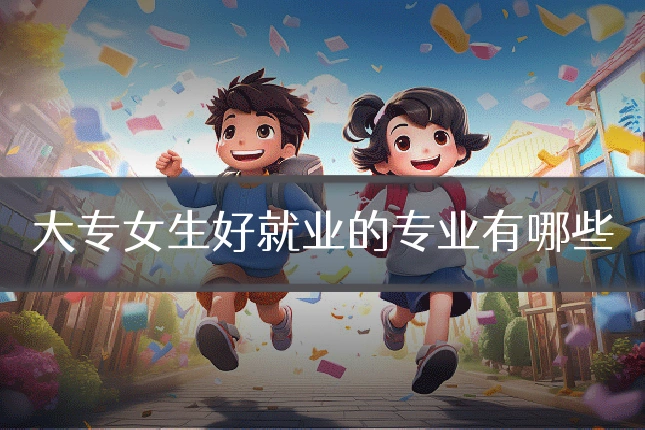 大专女生好就业的专业有哪些