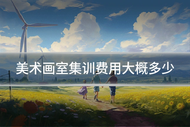 美术画室集训费用大概多少