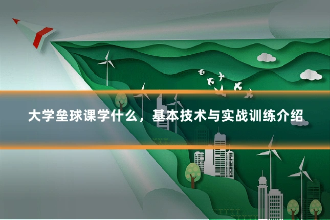 大学垒球课学什么，基本技术与实战训练介绍