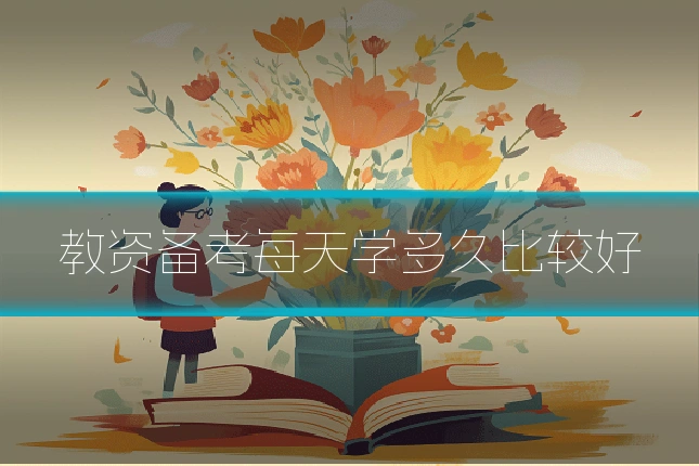 教资备考每天学多久比较好