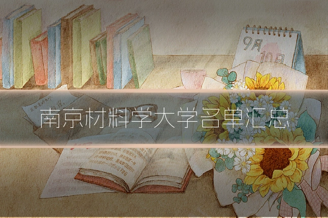 南京材料学大学名单汇总