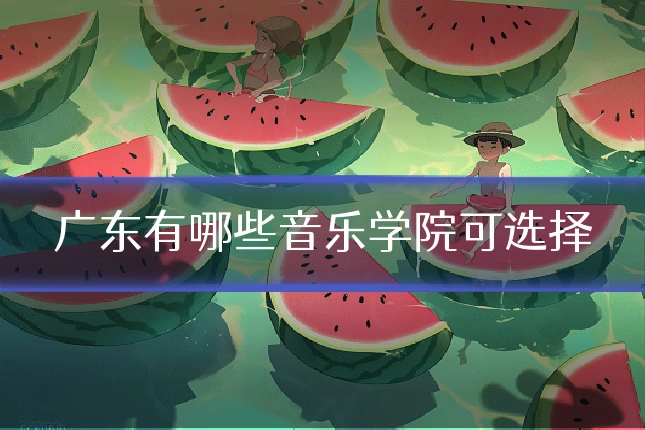 广东有哪些音乐学院可选择