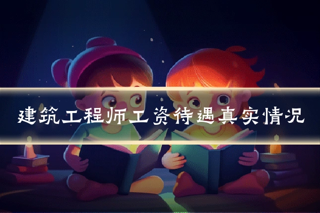 建筑工程师工资待遇真实情况