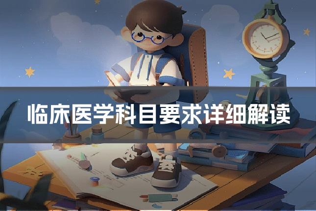 临床医学科目要求详细解读