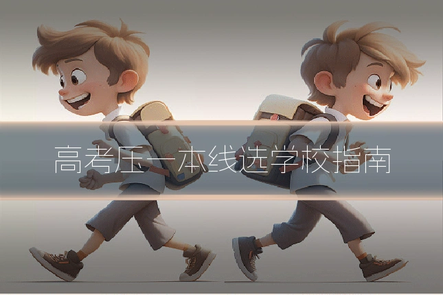 高考压一本线选学校指南