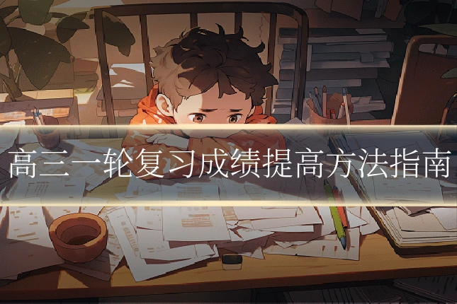 高三一轮复习成绩提高方法指南
