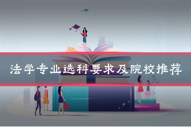法学专业选科要求及院校推荐