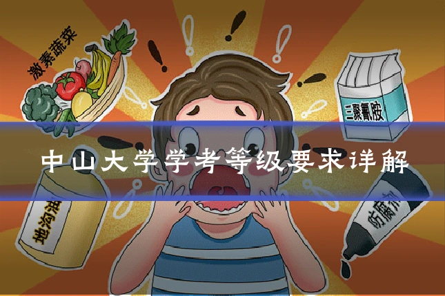 中山大学学考等级要求详解
