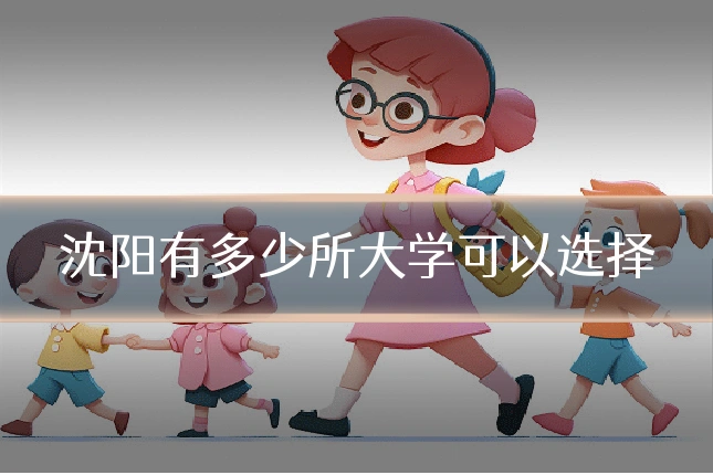 沈阳有多少所大学可以选择