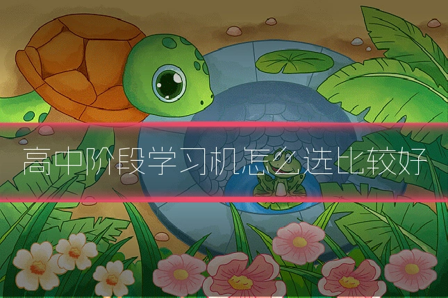 高中阶段学习机怎么选比较好