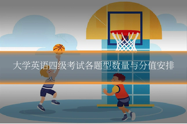 大学英语四级考试各题型数量与分值安排