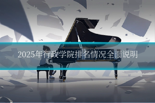 2025年行政学院排名情况全面说明