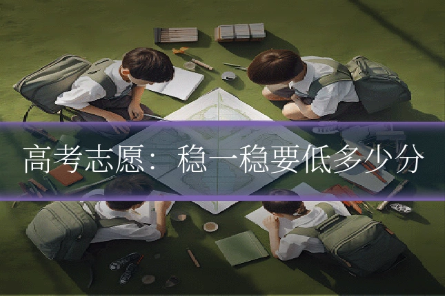 高考志愿：稳一稳要低多少分
