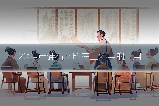 2024年硅石材料在工业中的应用