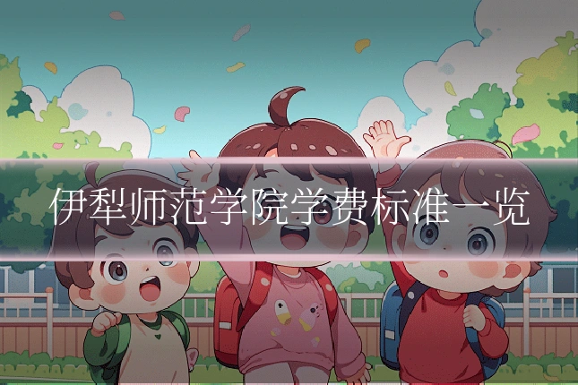 伊犁师范学院学费标准一览