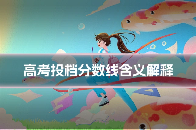 高考投档分数线含义解释