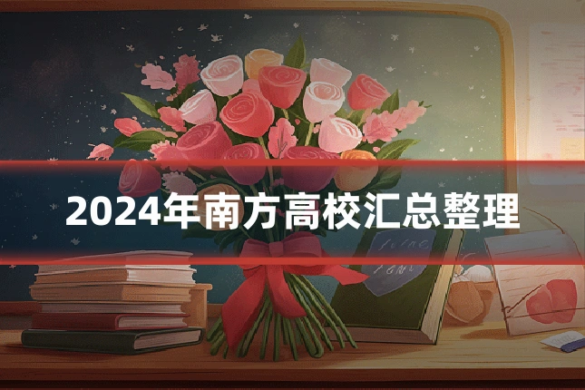 2024年南方高校汇总整理
