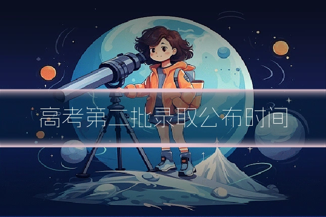 高考第二批录取公布时间