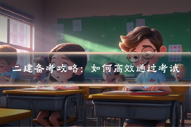 二建备考攻略:如何高效通过考试