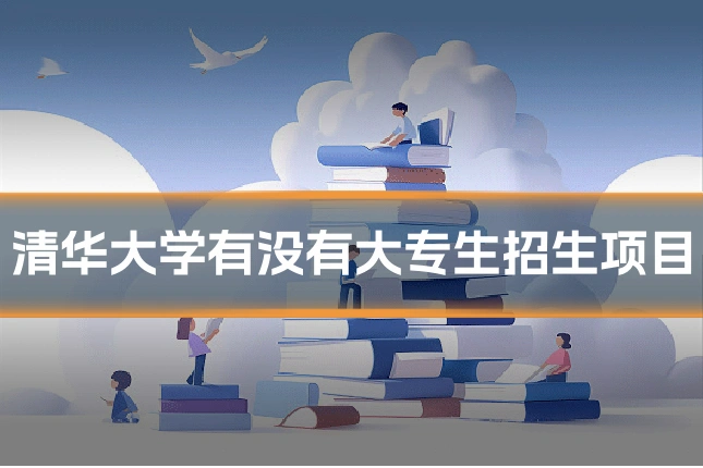清华大学有没有大专生招生项目