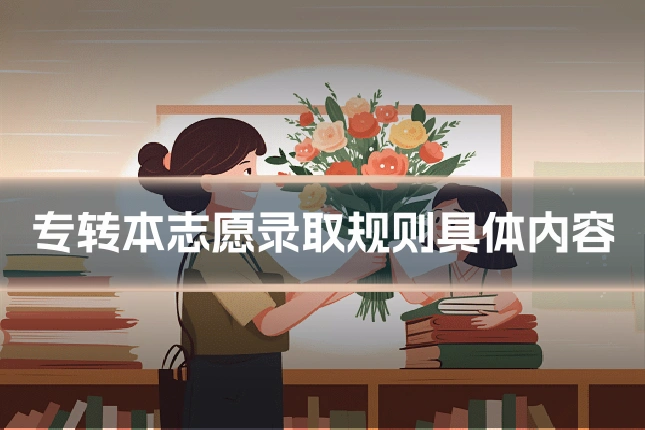 专转本志愿录取规则具体内容