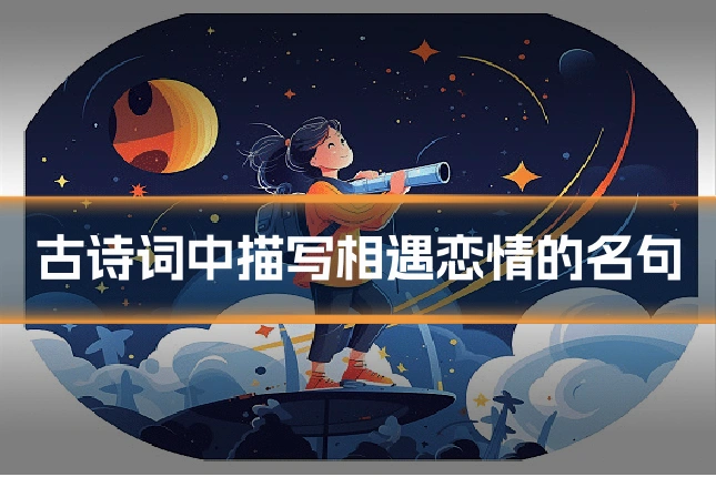 古诗词中描写相遇恋情的名句
