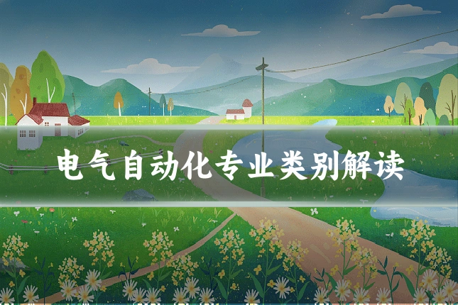 电气自动化专业类别解读