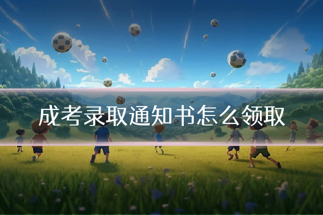 成考录取通知书怎么领取