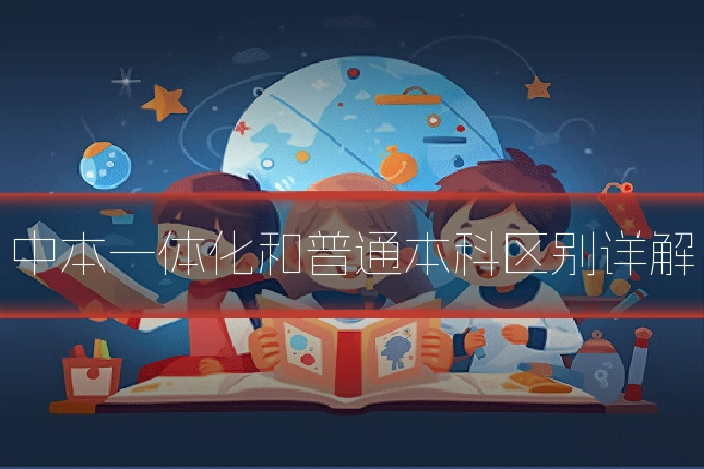 中本一体化和普通本科区别详解