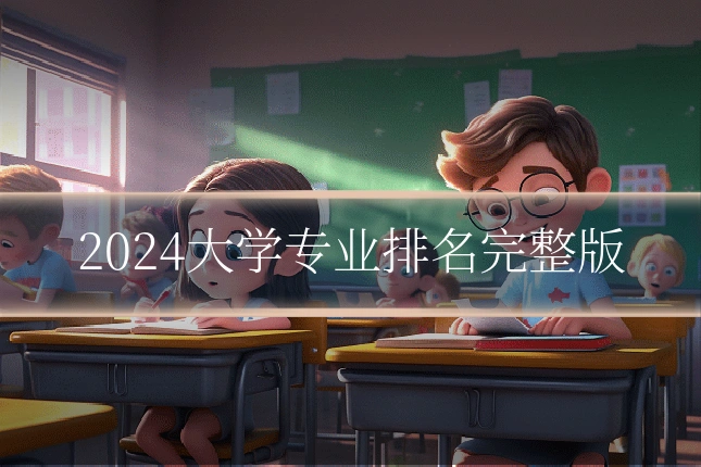 2024大学专业排名完整版