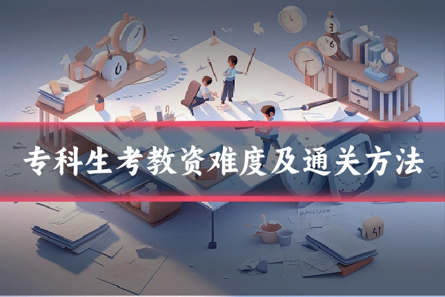专科生考教资难度及通关方法