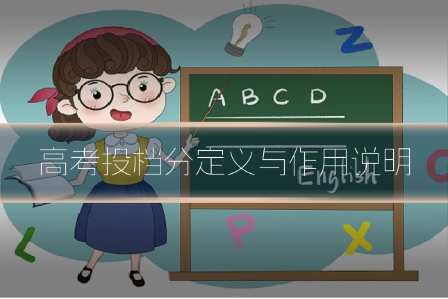 高考投档分定义与作用说明