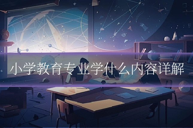 小学教育专业学什么内容详解