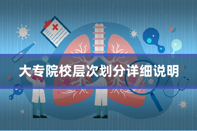 大专院校层次划分详细说明