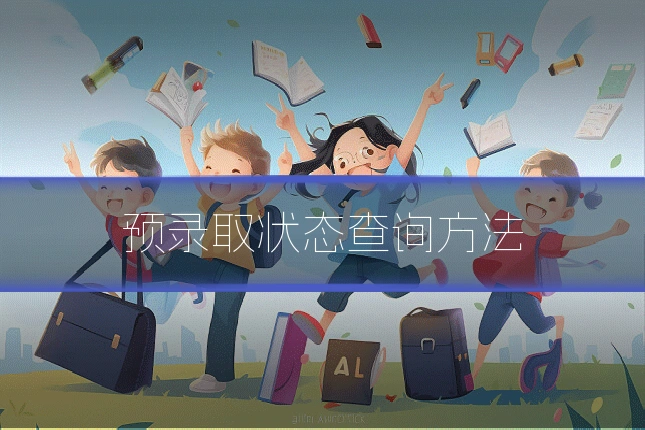 预录取状态查询方法