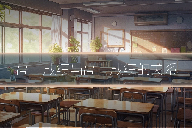高二成绩与高三成绩的关系