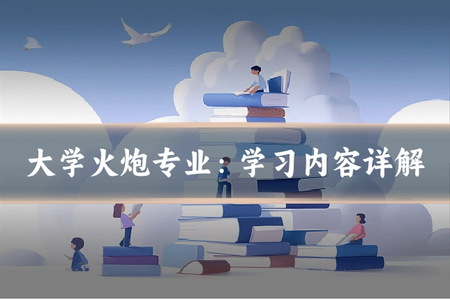 大学火炮专业：学习内容详解