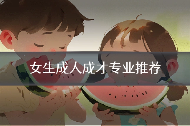 女生成人成才专业推荐